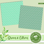 Green and Citron Digital Paper RCS055B