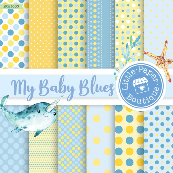 My Baby Blues Digital Paper RCS1000B