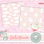 Girl's Dream Digital Paper RCS1008B