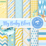 My Baby Blues Digital Paper RCS100B