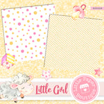 Little Girl Digital Paper RCS1016B