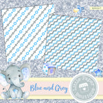Blue and Grey Digital Paper RCS1017B