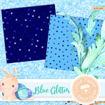 Blue Glitter Digital Paper RCS1026B