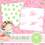 Pink Mint Digital Paper RCS1030B