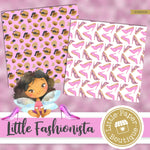 Little Fashionista Seamless Digital Paper SCS0018B