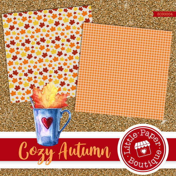 Cozy Autumn Seamless Digital Paper SCS0004B