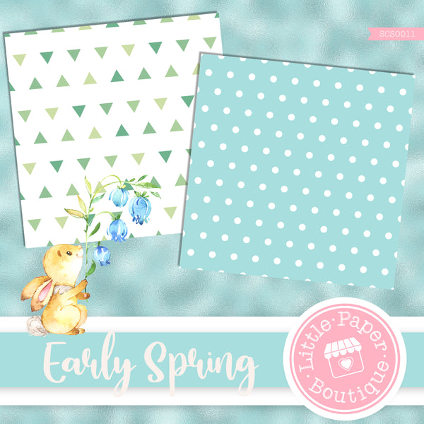 Early Spring Seamless Digital Paper SCS0011B