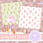Baby Girl Nature 2 Seamless Digital Paper SCS0017B