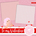 To My Valentine Seamless Digital Paper SCS0010B