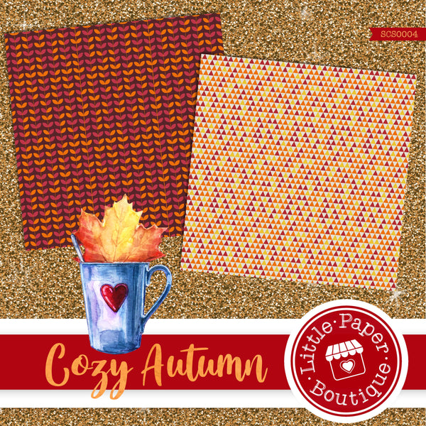 Cozy Autumn Seamless Digital Paper SCS0004B
