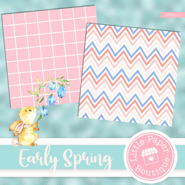 Early Spring Seamless Digital Paper SCS0011B