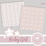 Baby Girl Seamless Digital Paper SCS0001B
