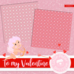 To My Valentine Seamless Digital Paper SCS0010B