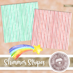 Shimmer Stripes Seamless Digital Paper SCS0023B