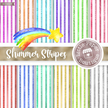 Shimmer Stripes Seamless Digital Paper SCS0023B