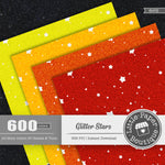 Rainbow Glitter Stars 600 Seamless Digital Paper LPB6H110