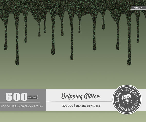 Rainbow Dripping Glitter 600 Seamless Digital Paper LPB6H107