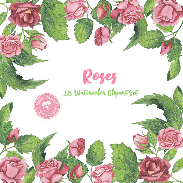 Roses Digital Clipart CA014